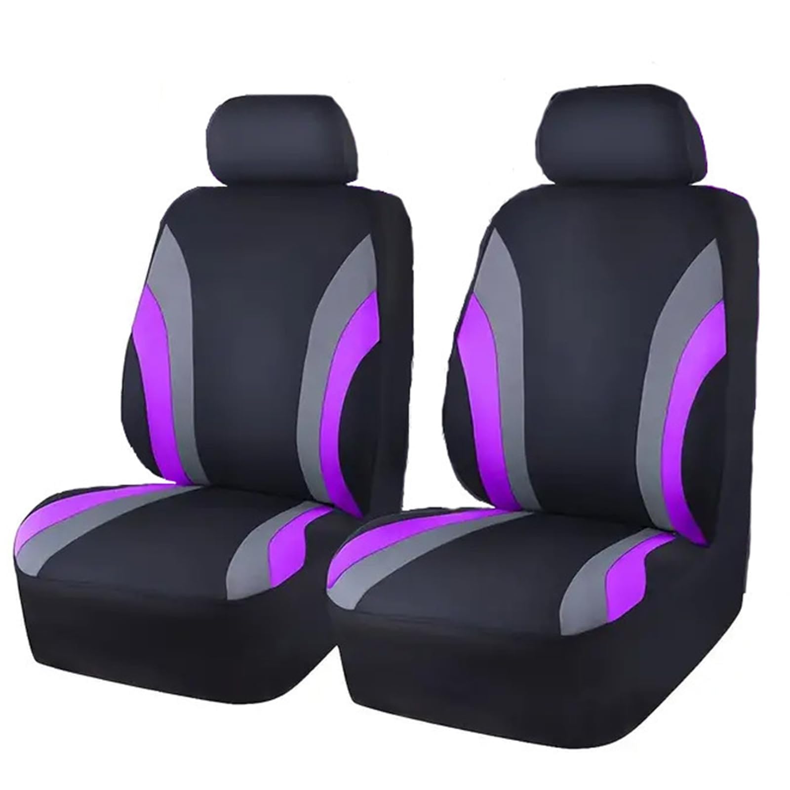 Voiture Ensembles Housses Siège pour Nissan Juke 2014-2019, Housses Siège Avant Voiture Confortable Respirant Couverture de Siège Avant Accessoire,E/Purple