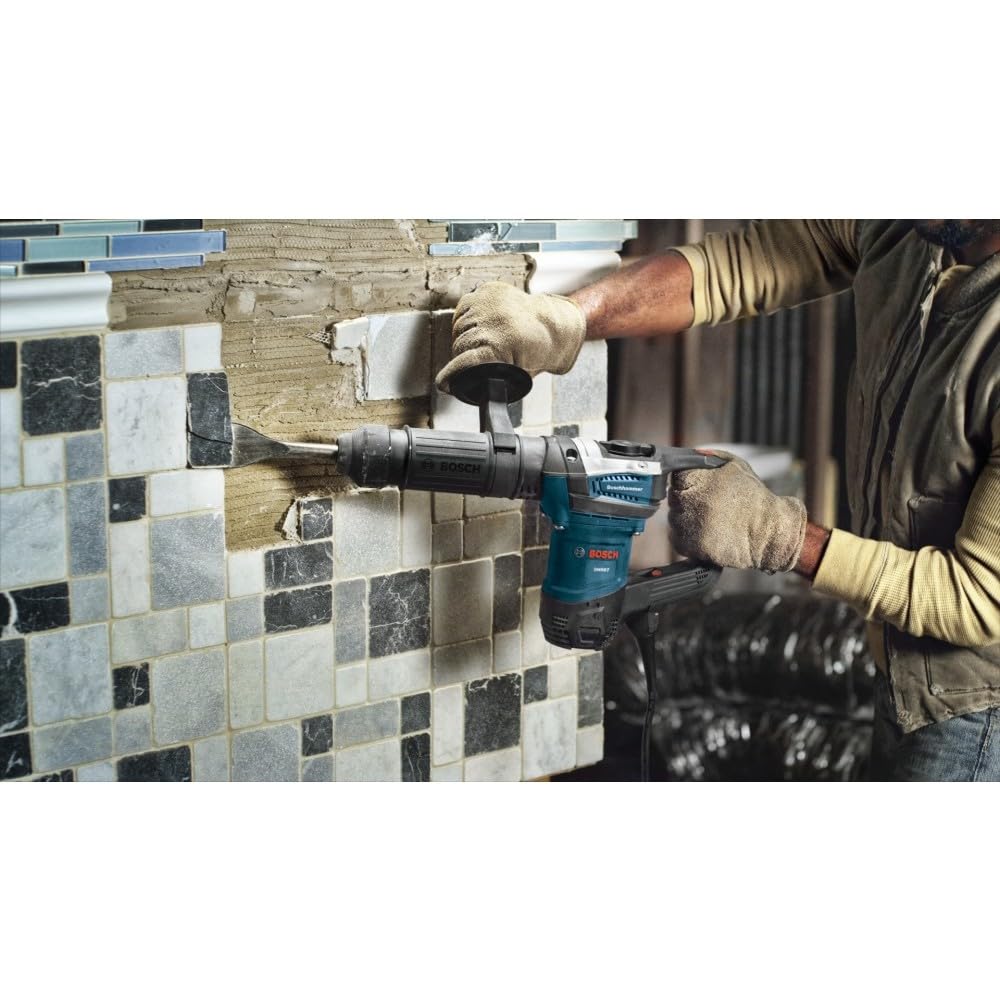 BOSCH DH507 Martello demolitore SDS-Max a velocità variabile da 10 Amp, 12 libbre, blu