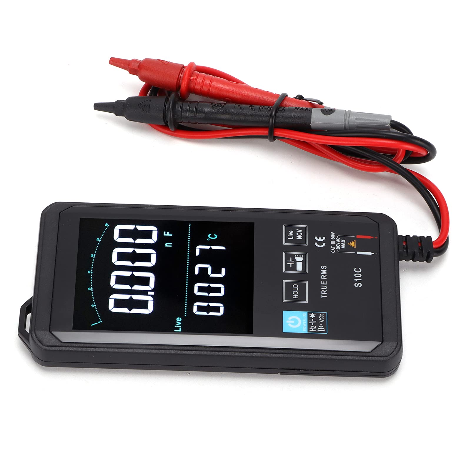 Digitales Multimeter, Hochgenaues Echteffektiv-Farbdisplay-Messgerät für die Elektrische Leistungsmessung