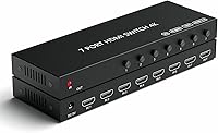 Vista 9 de Interruptor HDMI de 4 puertos 4k@60hz conmutador HDMI 4 en 1 salida HDCP 2.0 HDMI2.0 Hub soporta 3D compatible con interruptor/interruptor