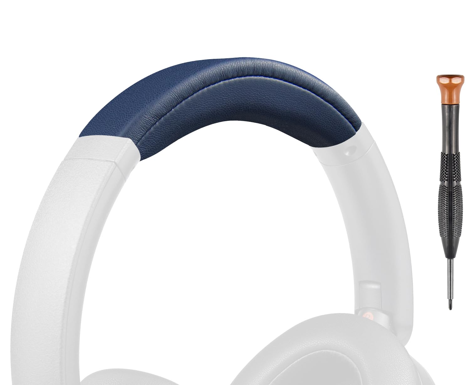 SOULWIT Headband Cover for Sony WH-XB910N, WHXB910 Extra BASS Noise Cancelling Headphones (Do Not Fit WH-XB900N), Replacement Headstrap Pad Repair Part - Navy Blue-image-12