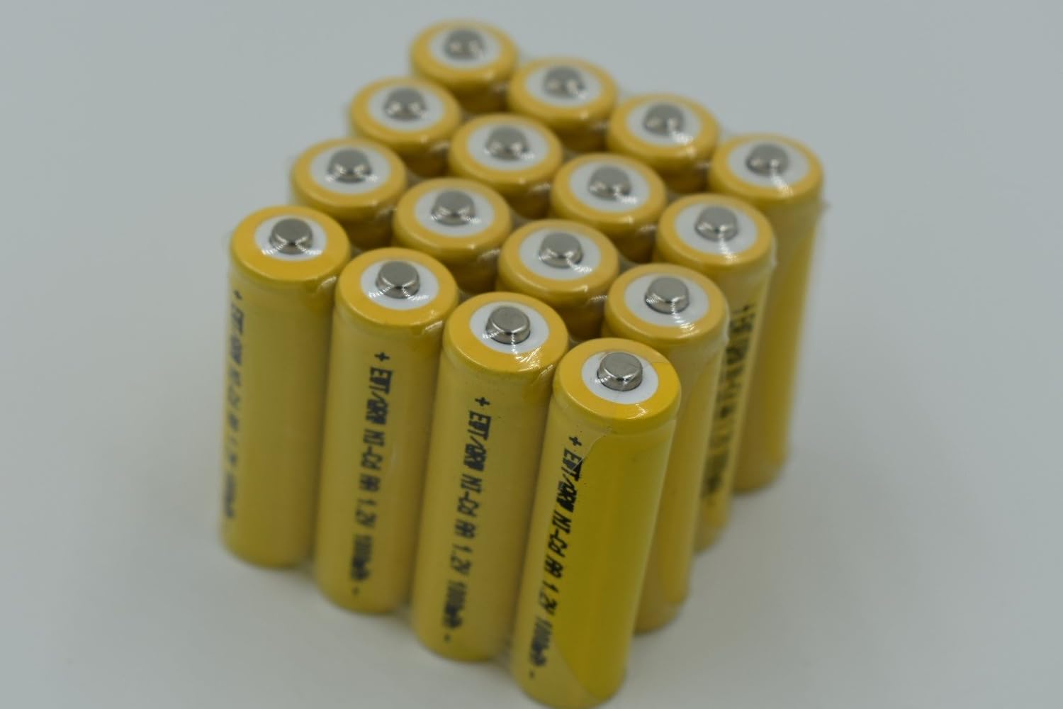 16 Pack Button Top AA NiCd 1000 mAh 1.2 V Rechargeable