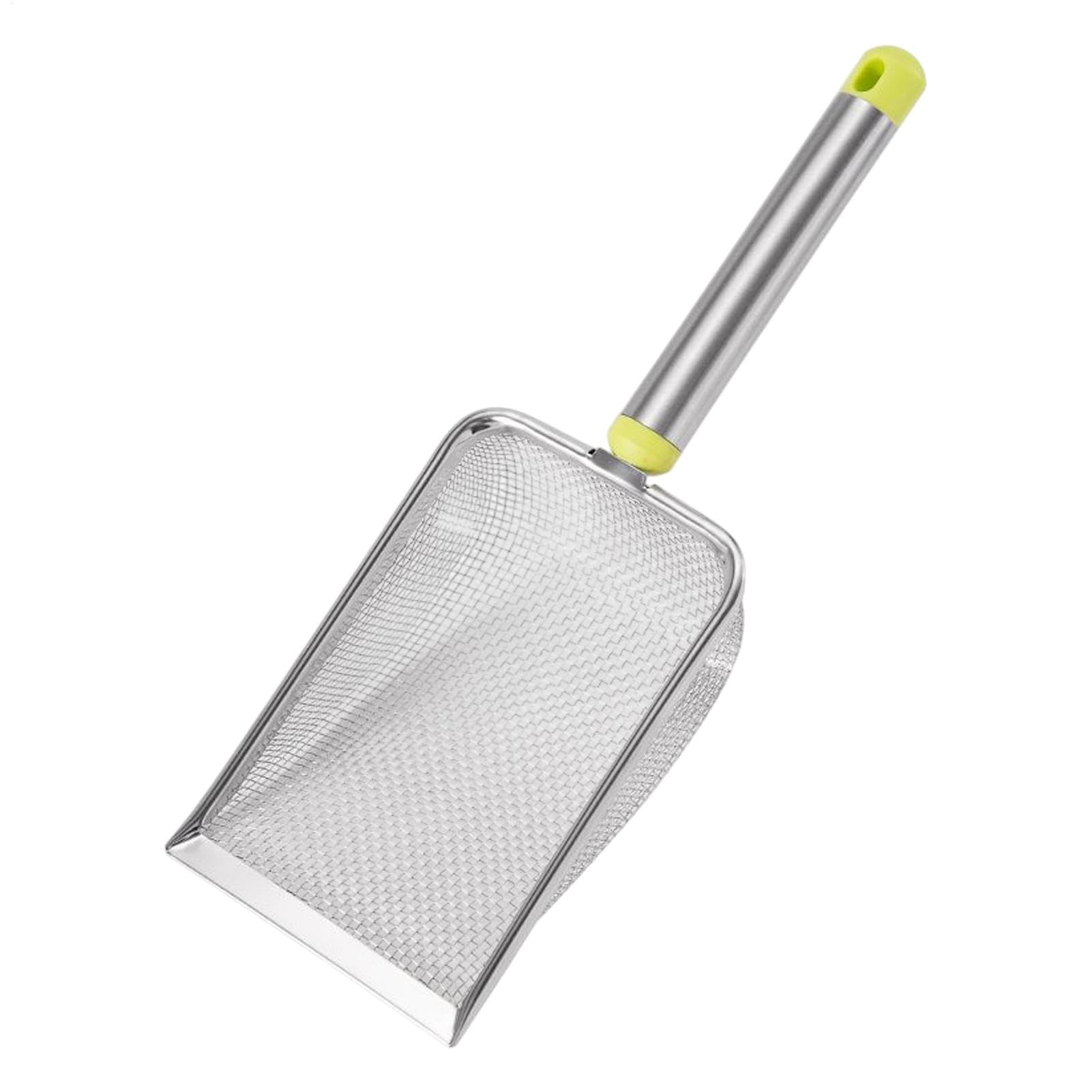 Cleanning Tool Sand Scoop - Hamster Sand Poop Scoop | Cat Litter Shovel | Pets Litter Shovel | Handle Deep | Stainless Steel Cat Waste Receptacles | Pooper Scooper For Cats
