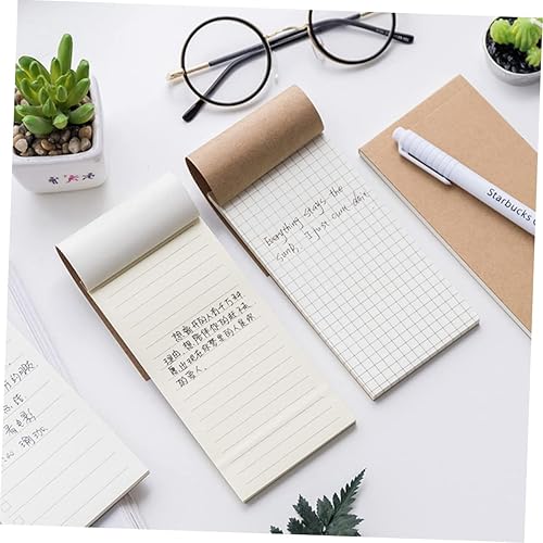 Miniatura 6 de Abaodam 4pcs Notebooks for Work Blank Notebook Pocket Notebooks Note Books for Korean Stationery Korean Notebook Work Notebook Pocket Size Notebook