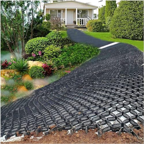 Geo Grid for Garden/Backyard/Driveway, 5cm Tall Slope Retaining Wall, Expandable