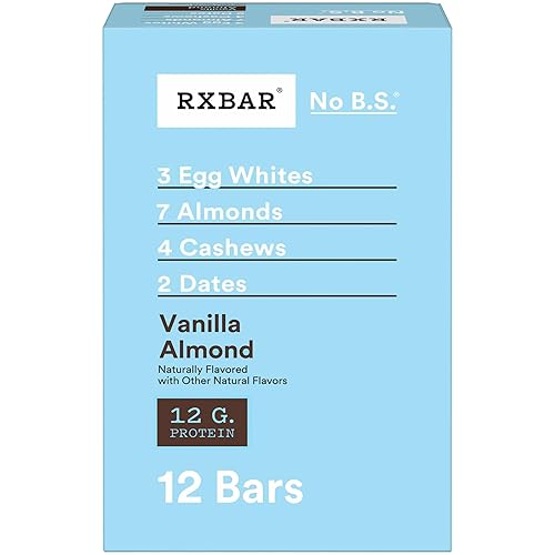 Miniatura 1 de RXBAR Barrita de proteínas con chispas de chocolate 183 onzas paquete de 24 barritas de desayuno aperitivo alto en proteínas