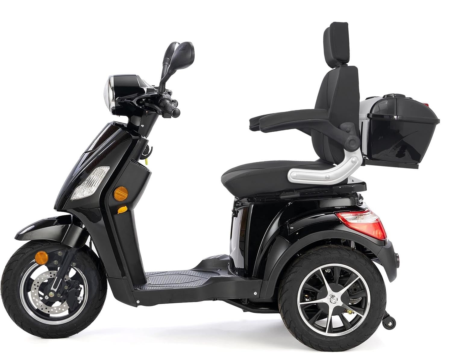 Elektromobil “Vita Care 1000”, 25 km/h, 20Ah, 60 Kilometer Reichweite, Blei-Gel Batterie, Seniorenmobil, E-Mobil, Senioren, Seniorenroller Straßenzulassung, Elektrofahrzeug, Schwarz