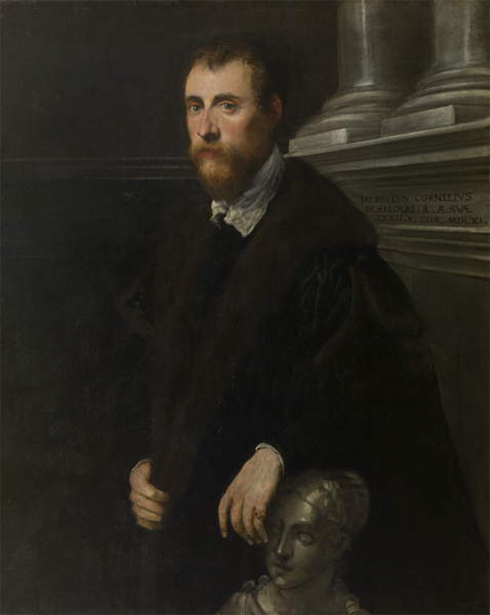 ARTXLXXBN Famous Art Print Poster Vintage Wall Art Portrait of the Humanist Paolo Cornaro by Jacopo Robusti Tintoretto Canvas Art Poster for Home Decor 60x90cm