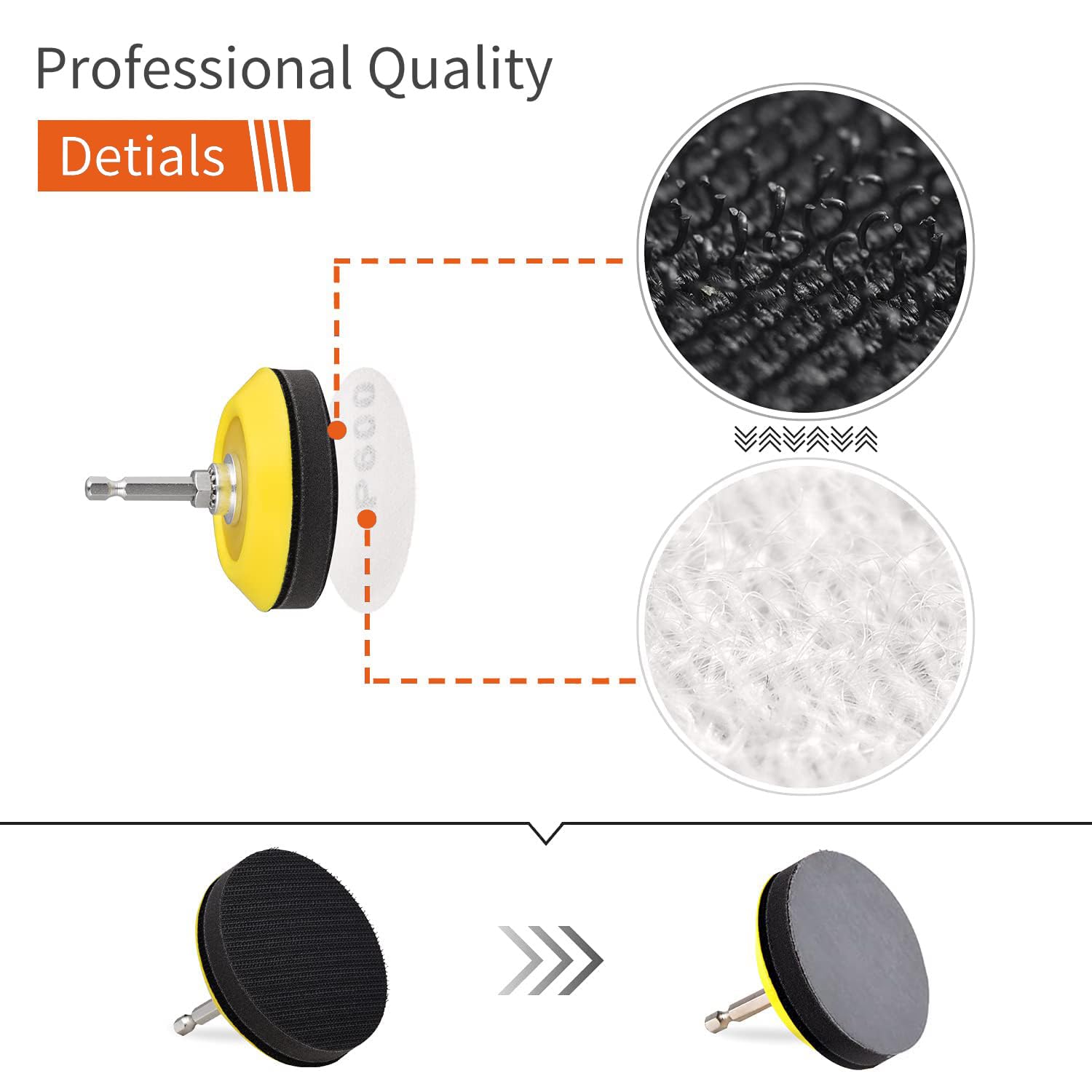 Sanding Discs Kit - 279 Pcs for Drill & Grinder -6