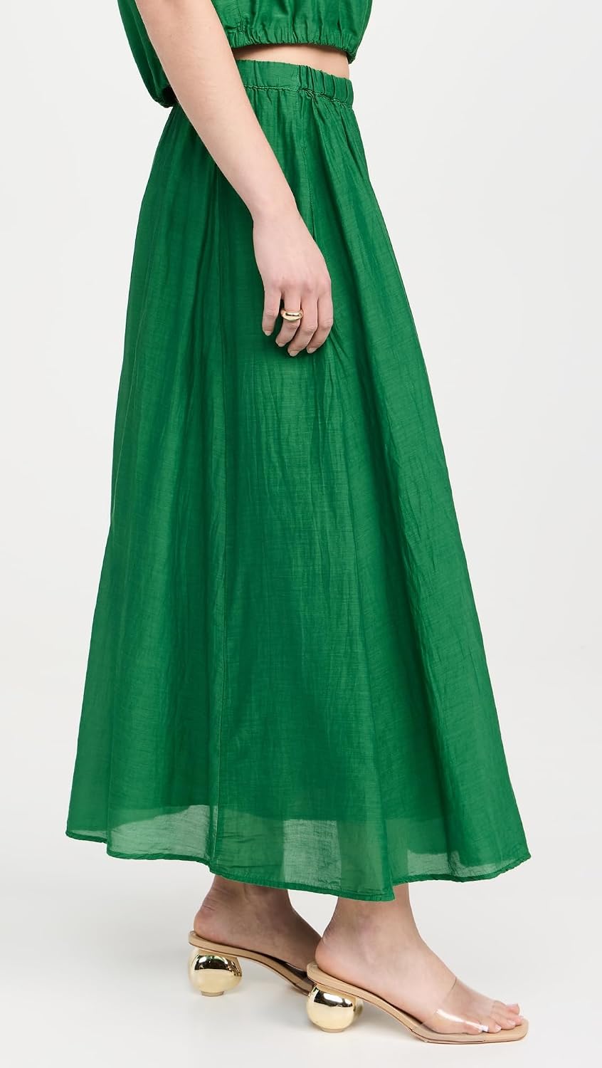 Velvet by Graham & Spencer Women's Mariela Silk Cotton Voile Skirt