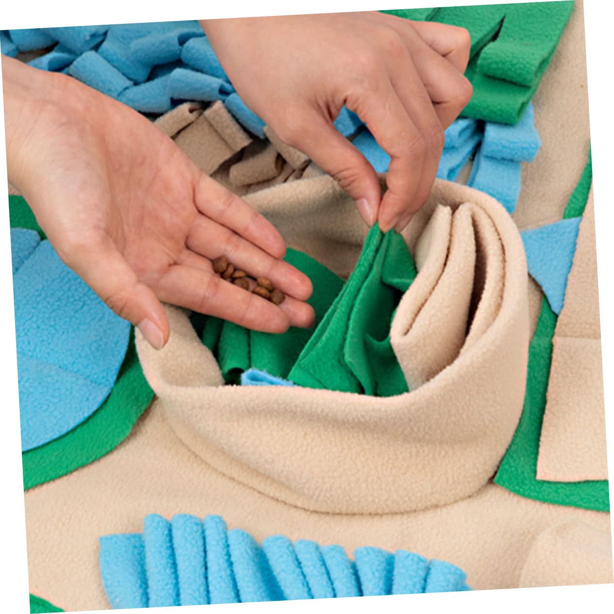 Hundeschnüffelmatte 1 Stück aus Polarfleece für Futterspiel