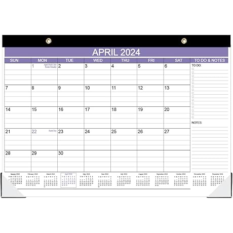 2024-2025 Teacher Desk Calendar 15 Month Calendar