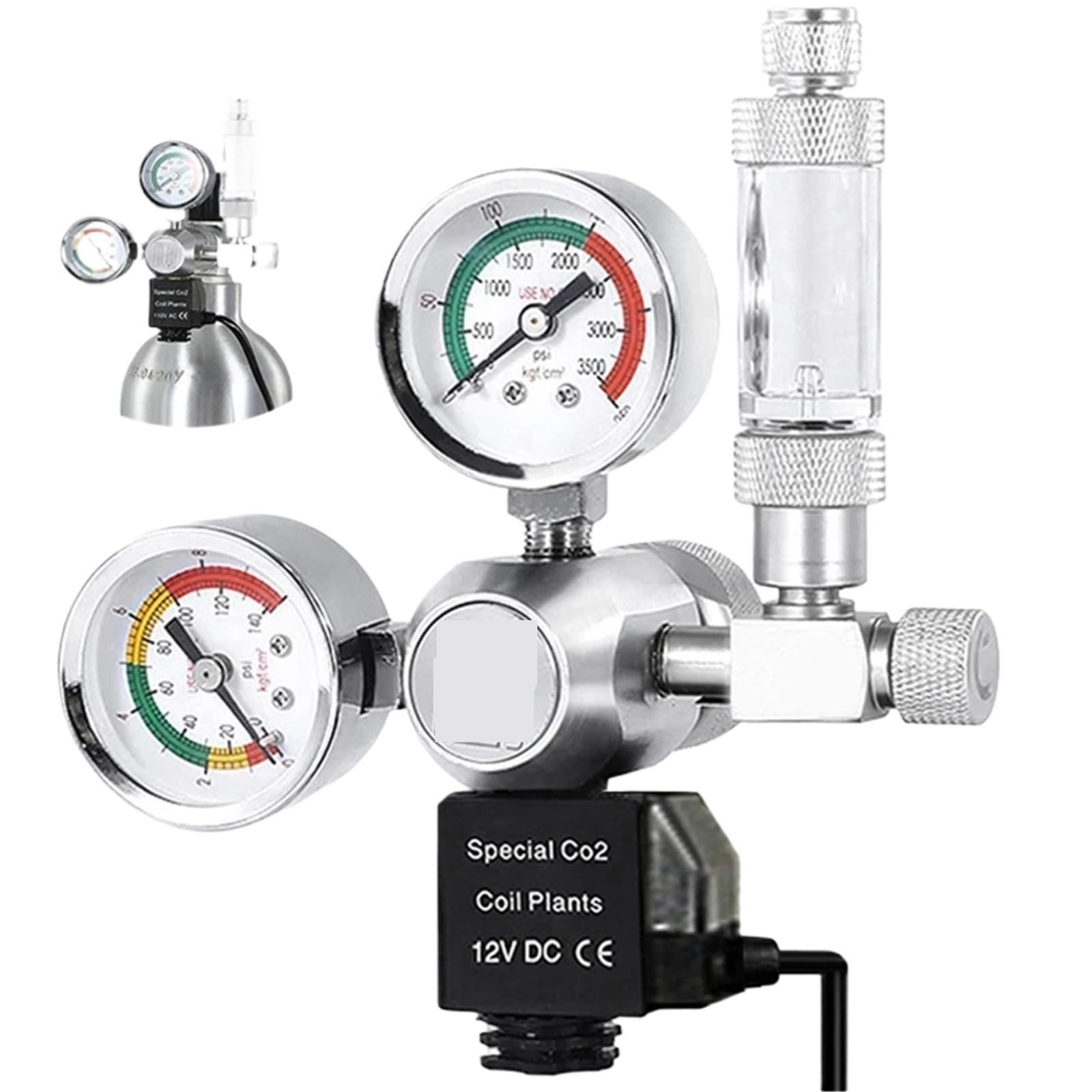 Régulateur de CO2 pour aquarium kit de bricolage avec solénoïde magnétique