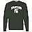 UGP Campus Apparel AL03 - Michigan State Spartans Arch Logo Long Sleeve - X-Large - Forest Green