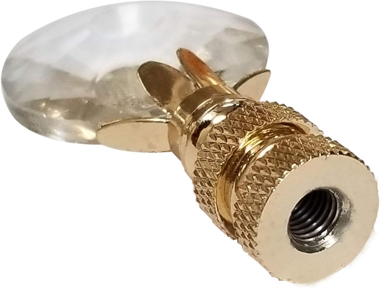 Royal Designs, Inc. Sun Cut Round Large Lamp Finial, F-2020L-PB-1, Polished Brass