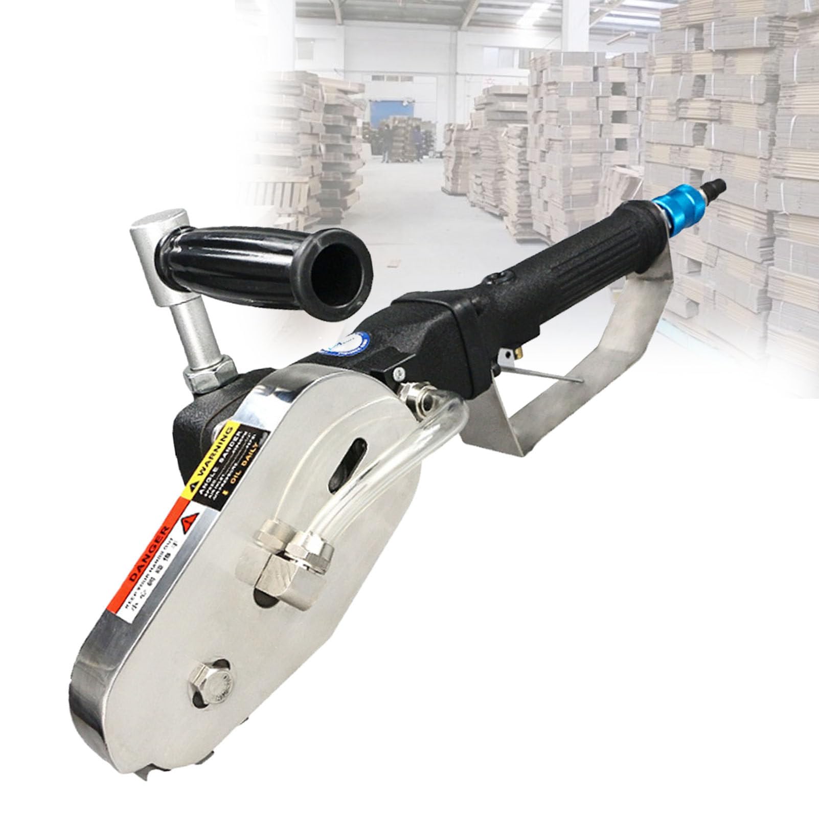 Desmoldadora neumática de residuos, Consumo de Aire: 0,4 m³/min, Herramienta de Corte de Bordes de Papel para cartón Corrugado de 6 mm.