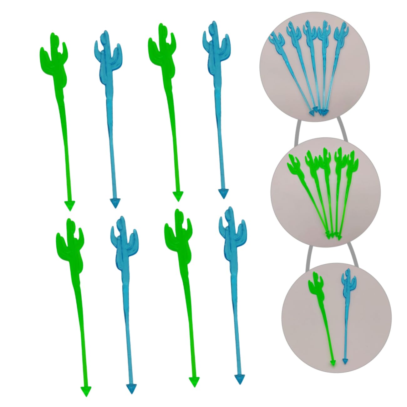 Unomor Beverage Stirrer Set 40pcs Drink Stir Sticks Easy to Clean for Cocktails