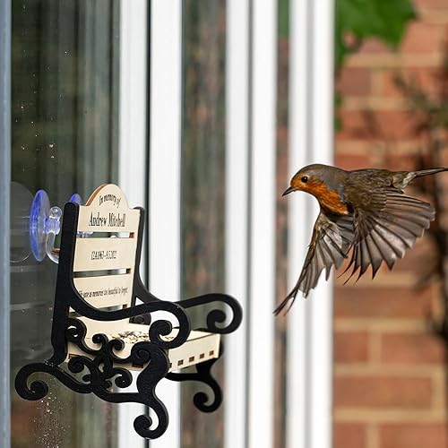 Miniatura 6 de Comedero de pájaros personalizado para patio exterior, regalo conmemorativo personalizado de condolencias, regalo de condolencia, regalo de funeral,