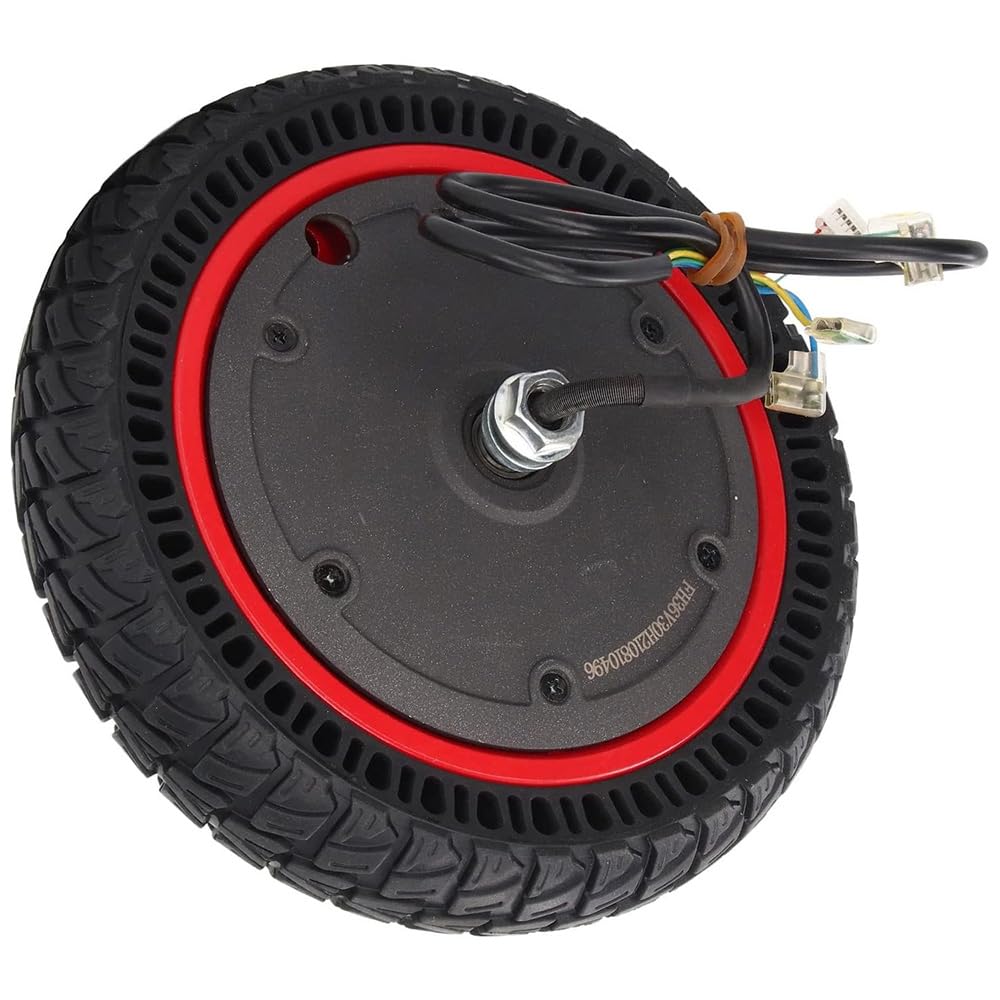Cocoarm Rueda de Motor de 350 W, Goma Pura, a Prueba de Pinchazos, Compatible con Scooter Eléctrico M365 Pro2 1s Lite