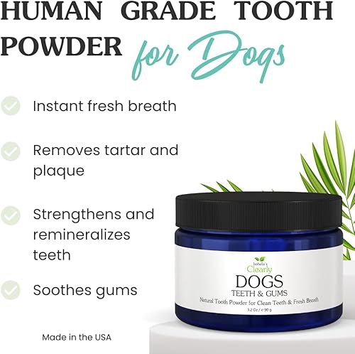 Miniatura 2 de Isabella's Clearly Dientes y encías para perros, pasta de dientes natural en polvo refresca el aliento, combate la placa, reduce el sarro  Sabrosa