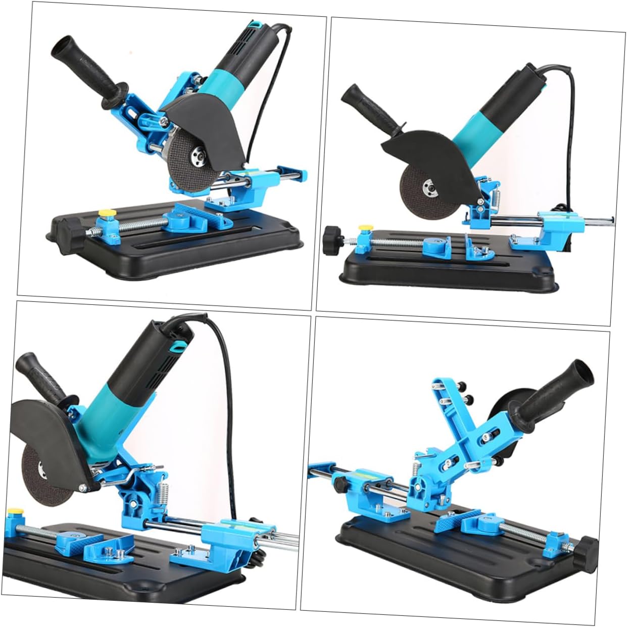 Uonlytech Polishing Machine Holder Bracket Angle Grinding Stand Polishing Machine Fixed Stand for Secure Easy to Install and Stable Design for Projects and Workshop Use