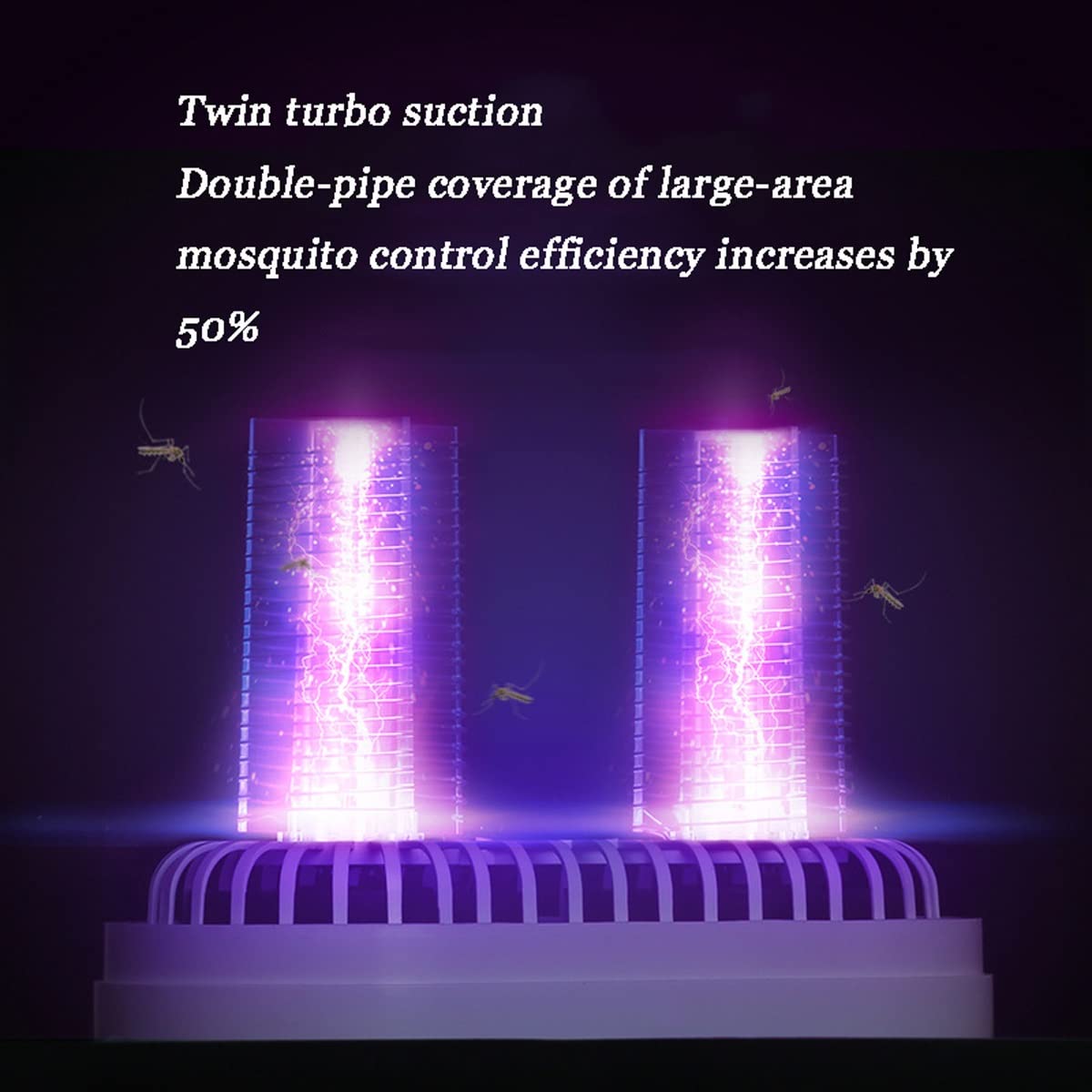 TEmkin Lampada antizanzare per Interni, Controllo Fisico Silenzioso delle zanzare, antizanzare per Camera da Letto, Soggiorno, Cucina, Ufficio, Campeggio all'aperto (Blu)
