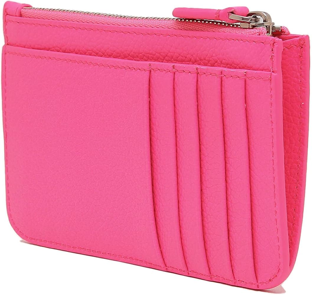 新品未使用品　バレンシアガ　カードケース　コインケース ピンク　アウトレット バレンシアガフラグメントケース ジップ付きカードホルダー 花柄