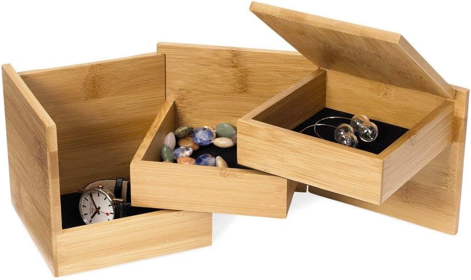 Umbra Tuck Jewelry/Storage Box, Natural : Clothing, Shoes & Jewelry