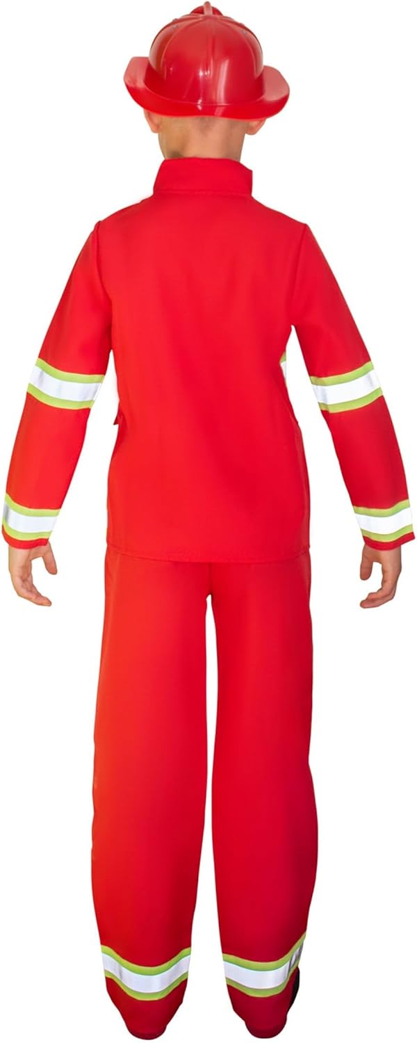 Morph Firefighter Costume For Kids (2 Colors), Fireman Costume for Boys, Fire Fighter Costume for Boys