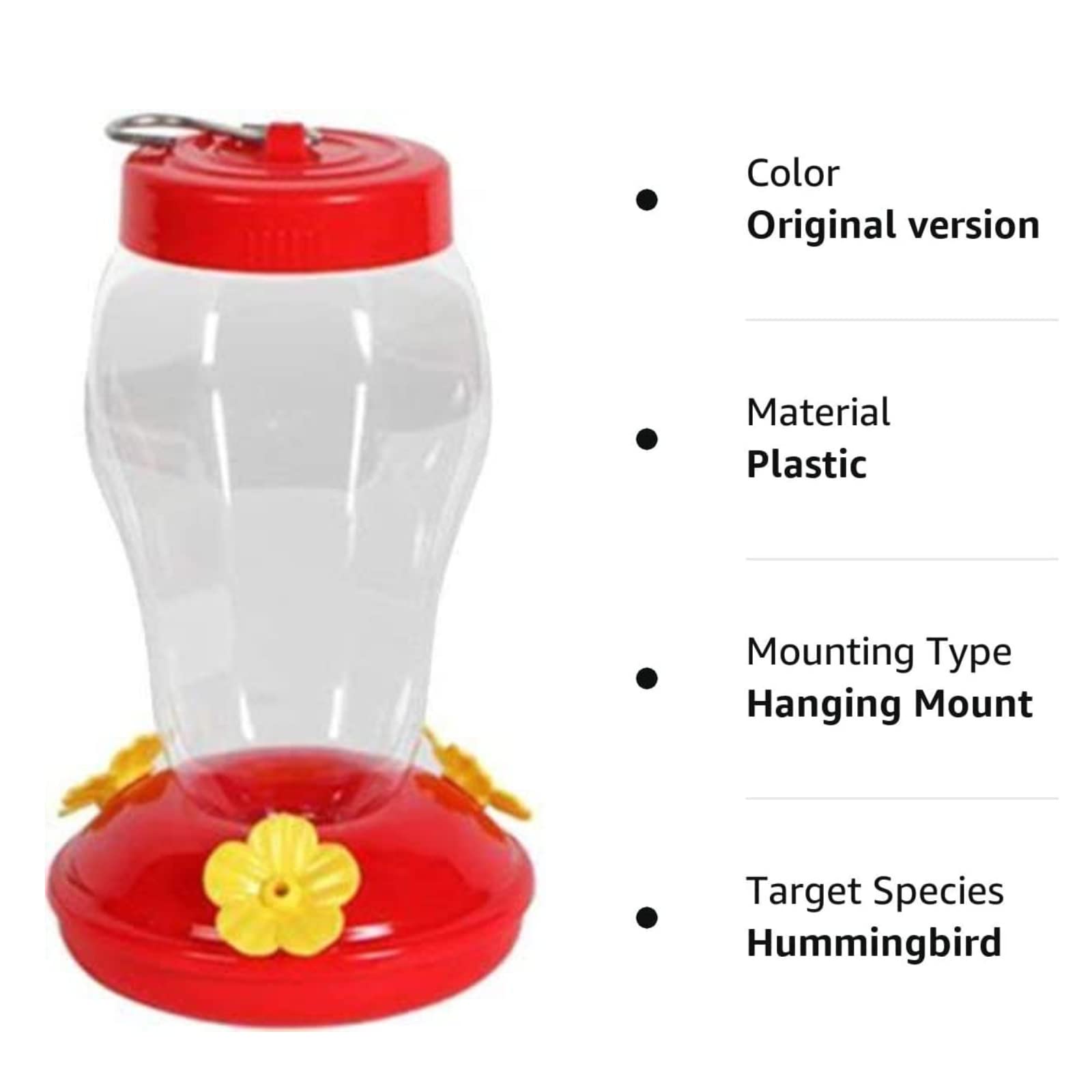Hummingbird Feeder - Colorful & Easy to Clean -2 Hummingbird Feeder - Colorful & Easy to Clean -2