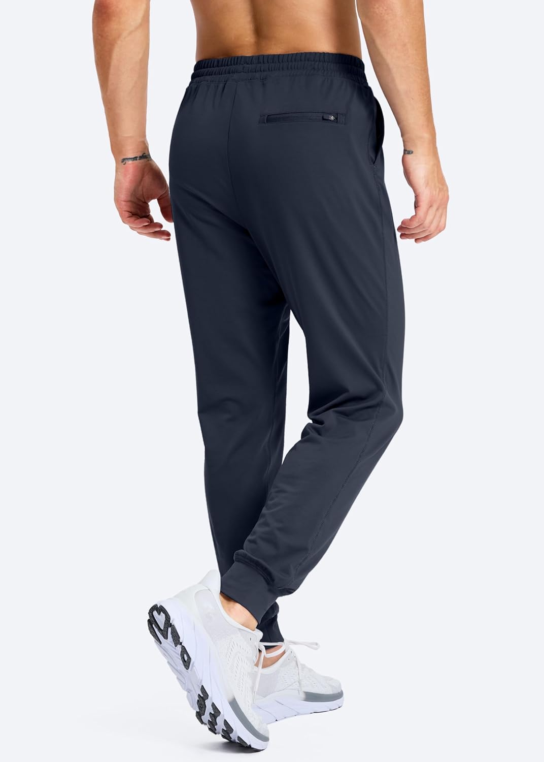 G Gradual Men's Joggers with Zipper Pockets Athletic Workout Running Track Pants Stretch Gym Sweatpants for Men - Image 3