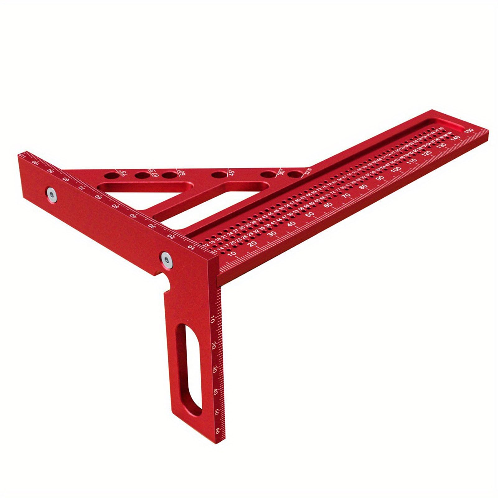 Lirrvb Measuring Ruler Triangle Layout Measuring Tool For Carpenter Square Protractors With Pin And Wrench High Precisions Layout