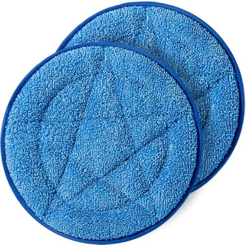 HHQ Commercial Microfiber Carpet Bonnet, Mopping and Buffing Pad, for Replacement of Oreck Orbiter Pads 437053, 2 Pack