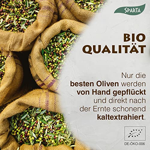 SPARTA Olivenöl erleben – BIO nativ-extra 3 l | Genieße gesunden Geschmack aus Griechenland