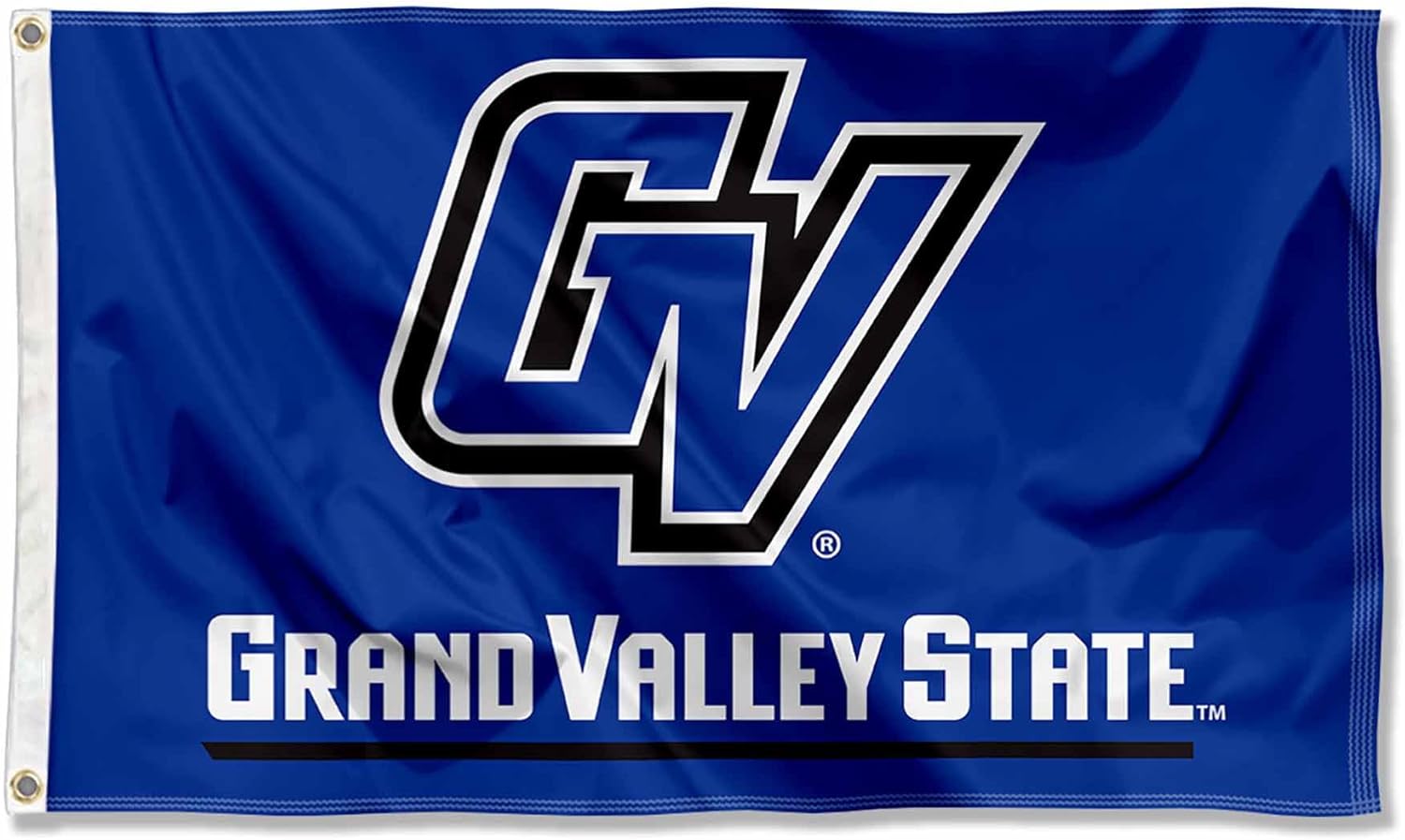 College Flags & Banners Co. Grand Valley State Lakers Primary Logo Large Grommet Banner Flag