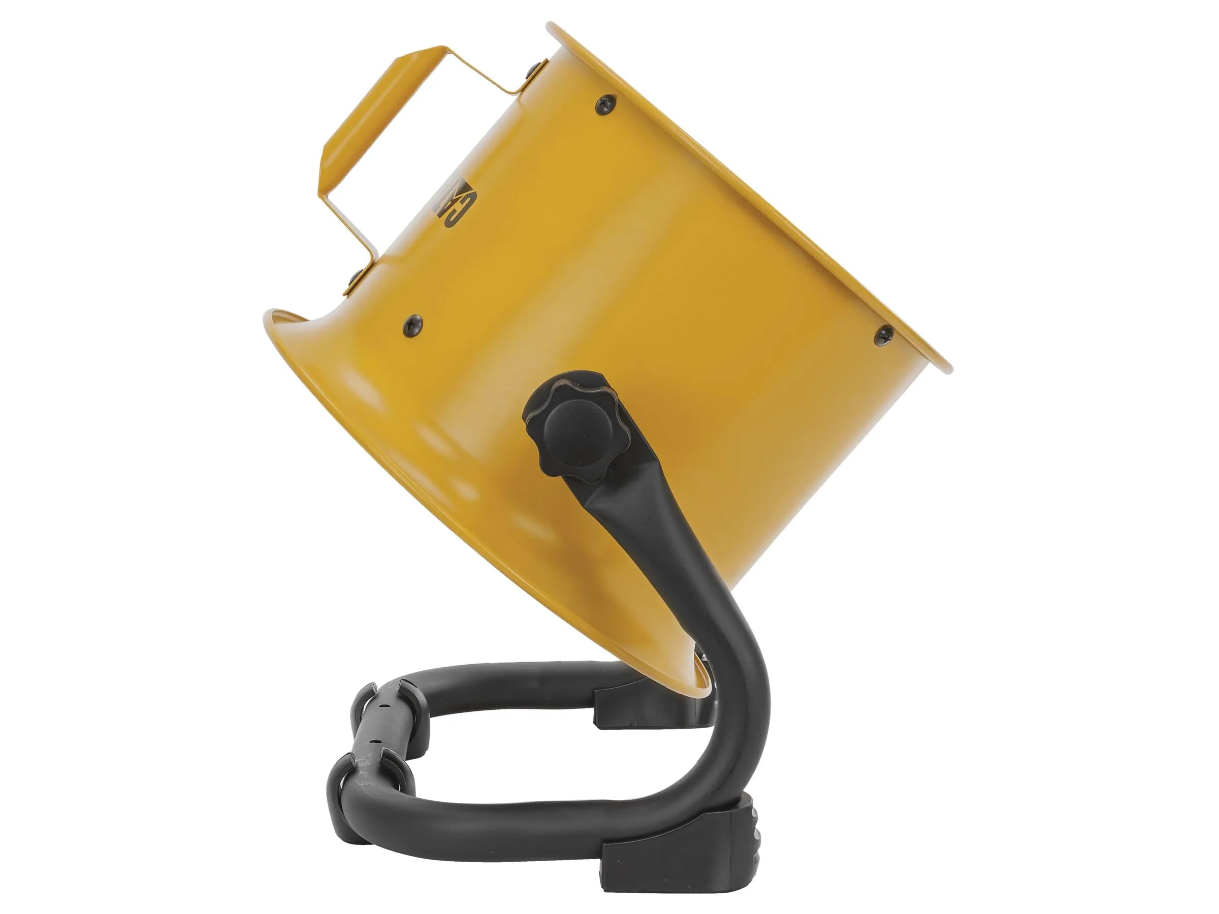 CAT Caterpillar HVD-9AC Ventilatore da Pavimento Industriale Ø23 cm 90W 4 Velocità Alta Velocità 27 m³/min Pale in Alluminio Orientabile Montaggio a Parete Compatto e Potente