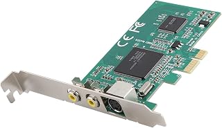 Placa de Captura de Vídeo, Placa Adaptadora, Placa de Aquisição de Vídeo HD Médica de Monitoramento PCIE para AV, Resolução de Tela de até 640x480, Cor Verdadeira de 24 bits.