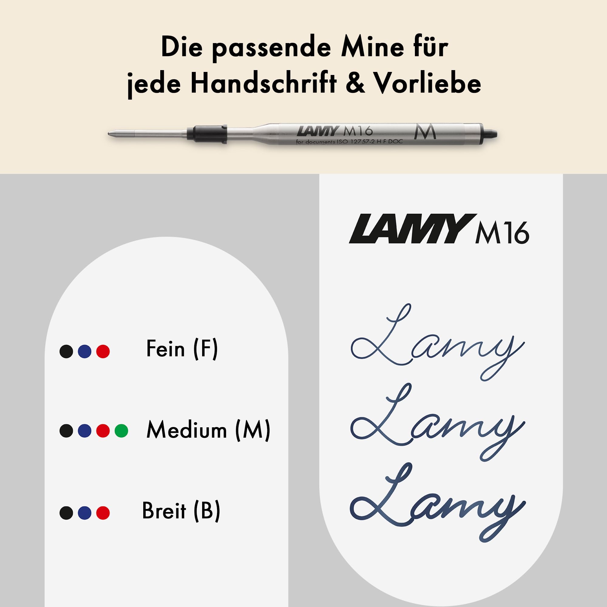 Lamy studio pianored Kugelschreiber in Stichbreite M