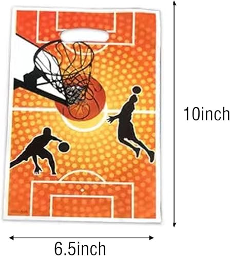 Miniatura 2 de 30 bolsas de baloncesto para fiestas, regalos de baloncesto, bolsas de regalo de baloncesto, bolsas de dulces, decoraciones de fiesta, bolsas de