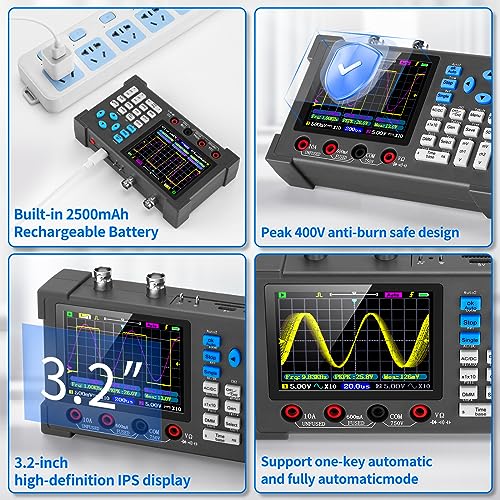 Makerhawk DSO3D12 Lcd Handheld Digital Oscilloscope Kit thumb #2
