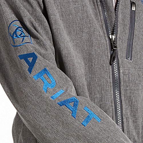 ARIAT Boys' Charcoal Logo 2.0 Softshell Jacket3