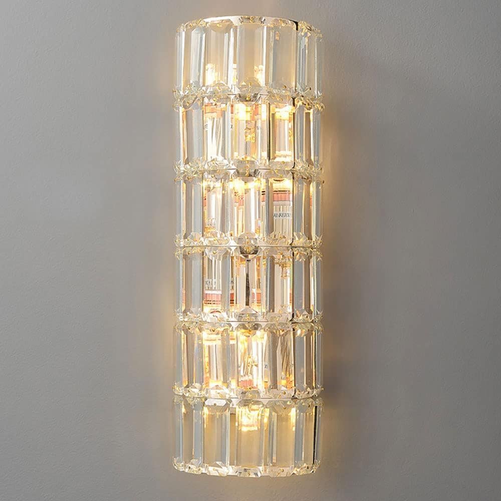 ZXTIIEUF Wall Sconces Gold Long Cryal Light Fixtures Indoor Modern Linear Bedside Mounted Lamp LED Hallway Bathroom Vanity Lights Bar Over Mirror r g Room Be