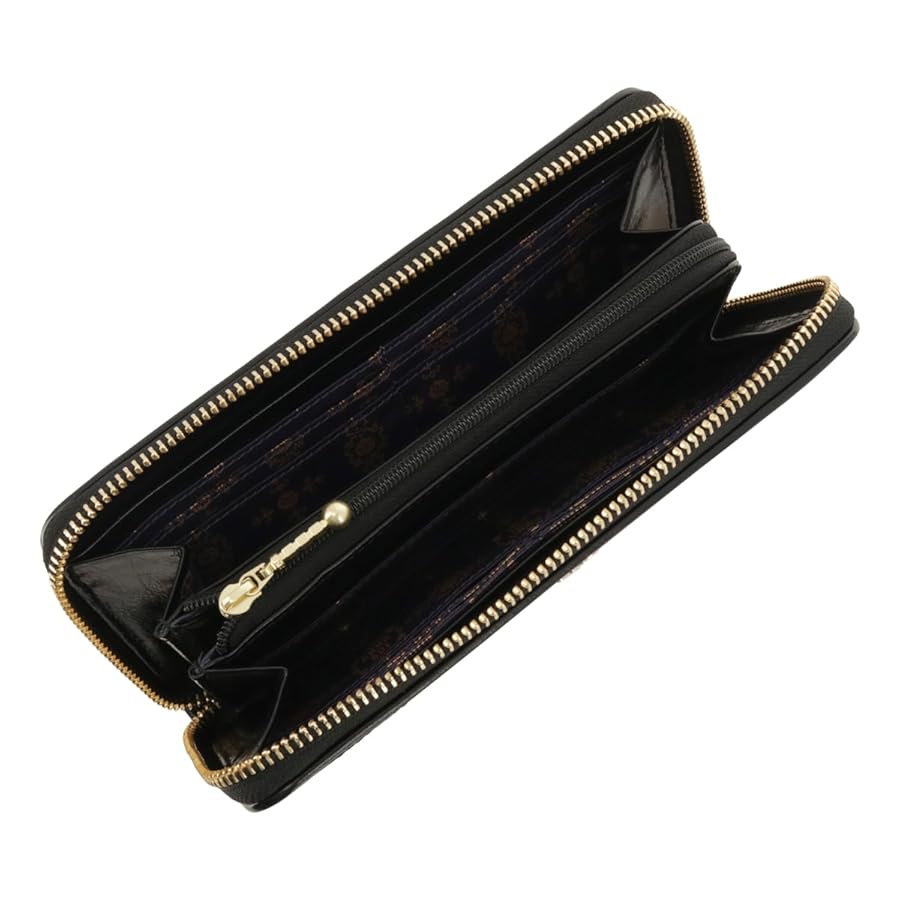 保存袋付き アナスイ ラウンドファスナー 長財布 ブラウン ポワロ ポワロ ラウンド長財布 / ANNA SUI | ファッション通販 【公式