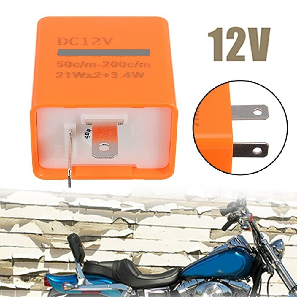 Relè lampeggiante a LED per moto a 2 pin Indicatore di direzione
