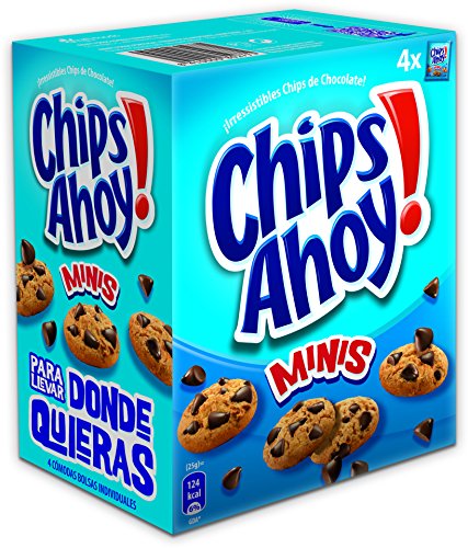 Chips Ahoy! Minis- Galleta con gotas de chocolate, 160 g - [pack de 4] Cover