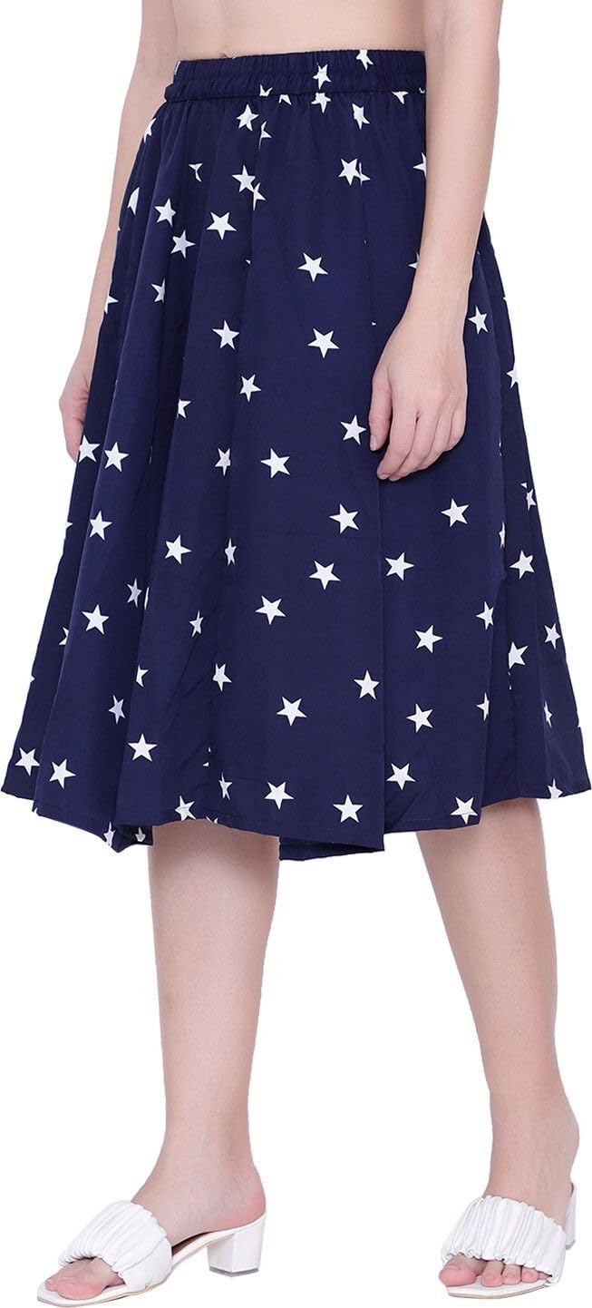 Beer and Kabeer Enterprises' Women’s Crepe Midi Length with Allover Paisley Printed Flared Elastic Waist Skirt_Maiyya_SKIRT-TP-BG-02-Parent-picture-35