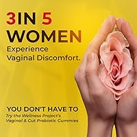 Vista 8 de The Wellness Project Probiótico vaginal e intestinal + gomitas prebióticas Probióticos clínicamente estudiados de triple fuerza para un equilibrio