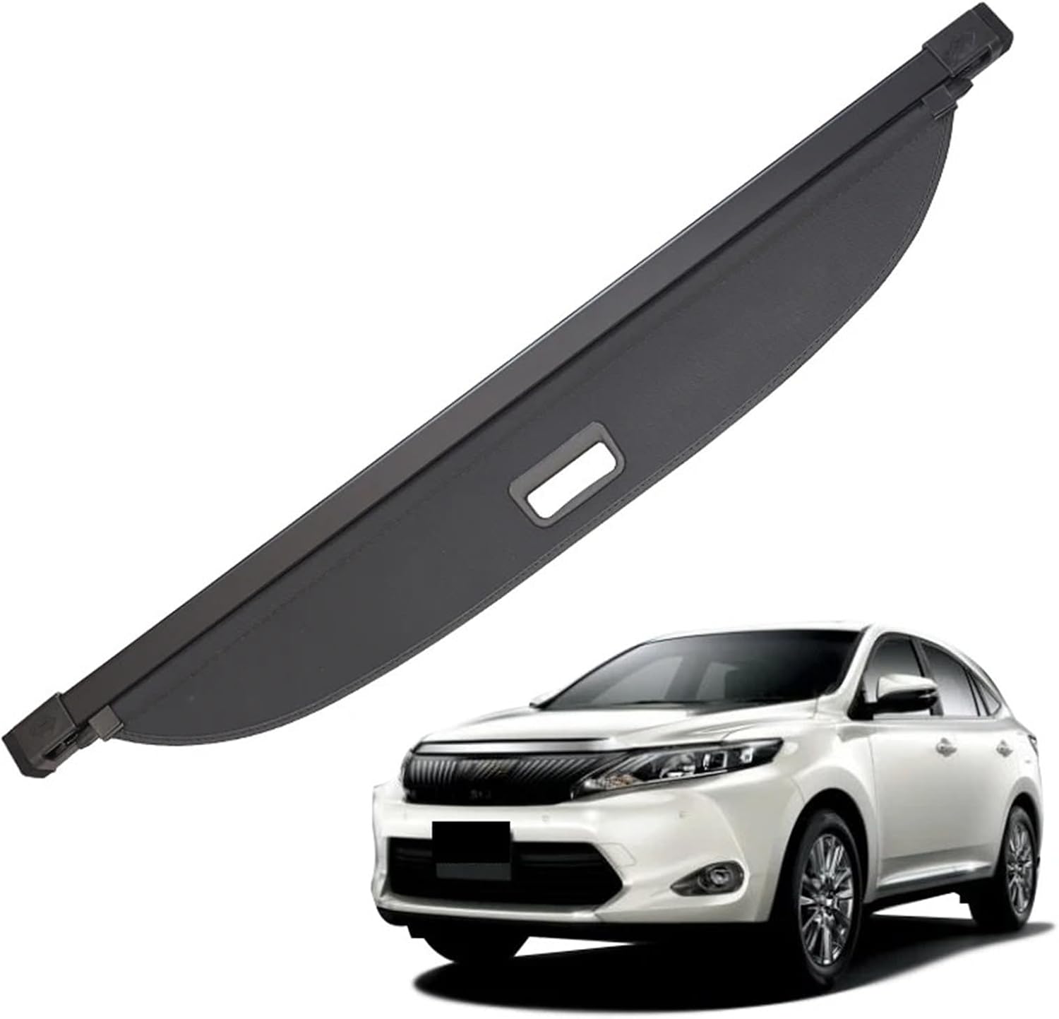 for Toyota Harrier 60 Venza 2014-2019 Retractable Trunk Cargo Cover Parcel Rack Waterproof Shield Privacy Auto Accessories | Canvas