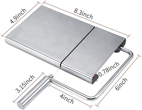 Wire Cheese Slicer for Effortless Cutting: Lever Design