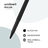 uniball™ Roller Rollerball Pens, Micro Point (0.5mm), Black, 36 Pack – view 3